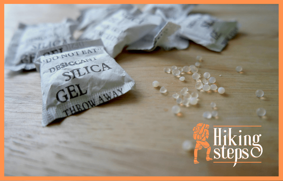 Keeping the Silica Gel Pack Inside Boots