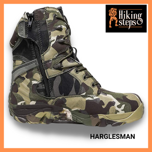 Harglesman Men’s Tactical Combat Military Boots